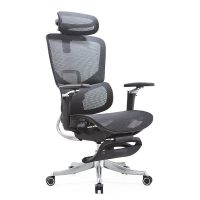wholesale custom design adjustable lumbar support rotatable ergonomic office chair with mesh cushion
