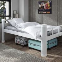 high quality modern design fashion style strong load bearing capacity metal bunk bed for hotel school