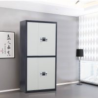 factory wholesale 1850*900*420mm fireproof anti static coating metal confidential cabinet with drawer