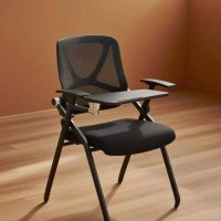 best seller light luxury lean back freelysoft seat mesh conference chair with writing board