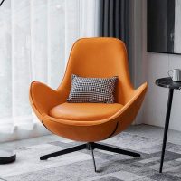 nordic modern genuine leather adjustable lift chair accent lounge chair for living room leisure
