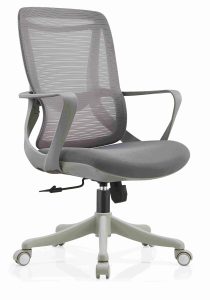 Wholesale Wear-Resistant Skin Friendly Breathable Fabric Adjustable Office Chair with Silent Wheels